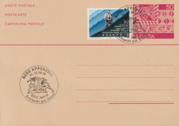 1984/2005, Postkarte 212a Ess 50 Cts Karmin + Zum:CH 787 Patengemeinde ⵙ 9050 Appenzell, 600 Jahre Schlacht Am Stoss - Entiers Postaux