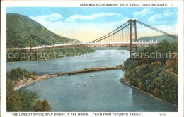 11806808 Newburgh_New_York Bear Mountain Hudson River Bridge Looking South - Andere & Zonder Classificatie