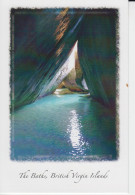 Virgin Gorda British. The Baths Passage Between Rocks Turquoise Water CM 2 Scans - Jungferninseln, Britische