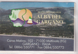 Calendarietto - Hotel Alba Del Gargano - Mattinata - Foggia - Anno 1998 - Tamaño Pequeño : 1991-00