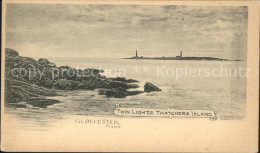 11794025 Gloucester_Massachusetts Twin Lights Thatcher's Island  - Other & Unclassified