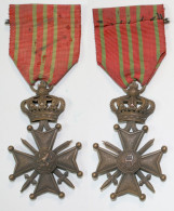 Médaille-BE-205-I_WW1_Croix De Guerre 14-18_Albert 1er_D_21-11-2 - Bélgica