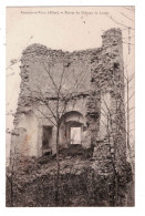 03 ALLIER CREUZIER LE VIEUX Ruines Du Château De Lauzet  Plan Peu Courant - Autres & Non Classés