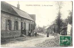 VILLERS L'HOPITAL - La Rue De Frohen - Altri & Non Classificati