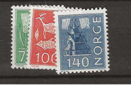 1973 MNH Norway, Mi 655-57 Postfris** - Ungebraucht