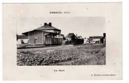 03 ALLIER EBREUIL La Gare  Plan Peu Courant - Sonstige & Ohne Zuordnung