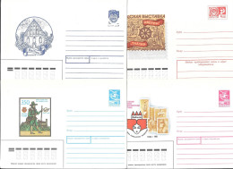 Russia 17 Different 4K 5K Picture Postal Stationery Covers 1977-90 Unused. Estonia Tallinn Town Views - 1980-91