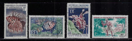 NEW CALEDONIA  1958  SCOTT # 307,308,340,356 USED - Oblitérés