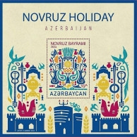 Azerbaijan  2024 . Novruz Holiday (Music Instruments). S/S - Azerbaiján