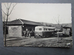 CP 81 Tarn  LACAUNE LES BAINS -  Autorail  , La Gare Vers 1950 - Other & Unclassified