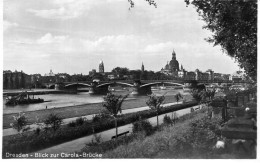 (ALLEMAGNE  Saxe) DRESDEN Blick Zur Carola Brucke 1941 - Dresden