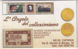 Calendarietto - L'angolo Del Collezionismo - Catania - Anno 1998 - Petit Format : 1991-00