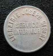 Jeton De Nécessité "500F Librairie Joseph Gibert - Service Intérieur - Paris" - Monedas / De Necesidad