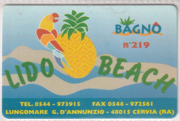 Calendarietto - Lido Beach - Cervia - Ravenna - Anno 1997 - Tamaño Pequeño : 1991-00