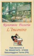Calendarietto - L'incontro - Ristorante Pizzeria - Salsomaggiore Terme - Parma - Anno 1997 - Kleinformat : 1991-00