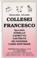 Calendarietto - Maccelleria - Collesei Francesco - Legnaro - Anno 1997 - Small : 1991-00