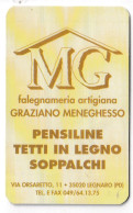 Calendarietto - Mg - Falegnameria Artigiana - Legnaro - Anno 1998 - Petit Format : 1991-00