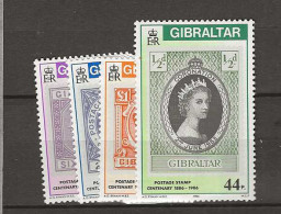 1986 MNH Gibraltar Mi 505-09 Postfris ** - Gibilterra