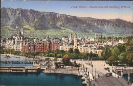 11778923 Zuerich Quaibruecke Rotes Schloss Uetliberg Zuerich - Autres & Non Classés