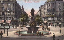 11778922 Zuerich Bahnhofplatz Escher Denkmal Zuerich - Autres & Non Classés