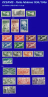 OCEANIE - Poste Aérienne - 1964/1946  25 Timbres * (MLH) N° PA1 à PA25 - Posta Aerea