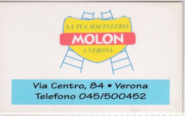 Calendarietto - Molon - La Tua Maccelleria - Verona - Anno 1997 - Petit Format : 1991-00