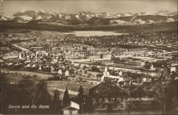 11778783 Zuerich Totalansicht Mit Alpen Zuerich - Other & Unclassified