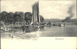 11778744 Zuerichhorn Seepanorama Fischerboot Dampfer  - Other & Unclassified