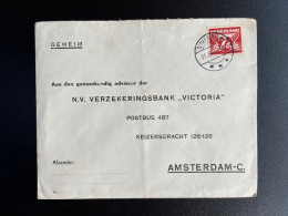 NETHERLANDS 1943 LETTER DONKERBROEK TO AMSTERDAM 31-05-1943 NEDERLAND - Storia Postale