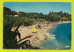 83 Environs Du LAVANDOU Plage De LA FOSSETTE En 1973 Baignade Pédalos VOIR DOS - Le Lavandou