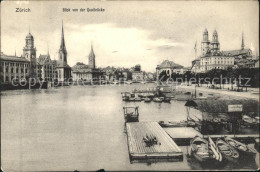 11778690 Zuerich Panorama Von Der Quaibruecke Zuerich - Andere & Zonder Classificatie