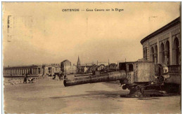 Oostende - Gros Canons Sur La Digue - Oostende