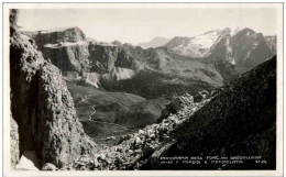 Panorama Dalla Forc Del Sassolungo Verso Pordol E Marmolata - Autres & Non Classés