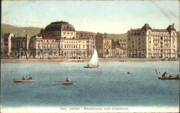 11778644 Zuerich Stadttheater Und Utoschloss Zuerich - Autres & Non Classés