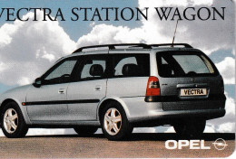 Calendarietto - Opel Vectra Station Wangon - Autocentralwe - Pesaro - Anno 1997 - Small : 1991-00