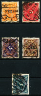 D-REICH INFLA Nr 205-209 Zentrisch Gestempelt X69BA86 - Used Stamps