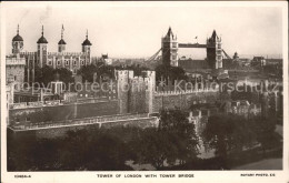 11777938 Foto Rotary Nr. 10484-4 Tower Of London Tower Bridge  United States - Autres & Non Classés