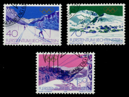LIECHTENSTEIN 1979 Nr 735-737 Gestempelt SB4E2DE - Used Stamps