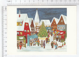 UNICEF - Christmas Fair, By Cilly Gascard, Federal Republic Of Germany - Peintures & Tableaux