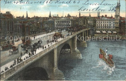 11777869 London London Bridge Thames Steamer Kutsche - Autres & Non Classés