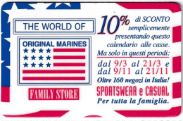 Calendarietto - Original Marines - Anno 1998 - Formato Piccolo : 1991-00