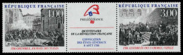 FRANKREICH 1988 Nr 2674 Und ZF 2675 Postfrisch 3ER STR S0256AA - Unused Stamps