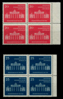 DDR 1958 Nr 665-666 Postfrisch VIERERBLOCK X8C22CA - Ungebraucht