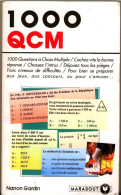 (Livres).Remue Meninges Marabout 1997 & Jeux De Lettres Et De Mots & Faites Vos Jeux & 1000 QCM & Tests Psychotechniques - Jeux De Société