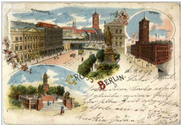 Gruss Aus Berlin - Litho - Other & Unclassified