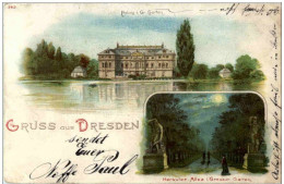 Gruss Aus Dresden - Litho - Dresden