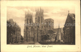 11777805 York UK West Front Of Minster Frith's Series York - Autres & Non Classés