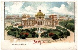 Berlin - Reichstag - Litho - Autres & Non Classés