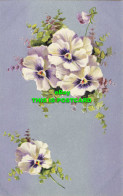 R590259 Greeting Card. White Flowers. B. B - Wereld