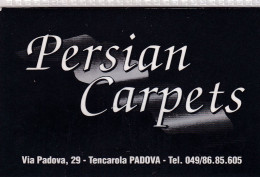 Calendarietto - Persian Carpets - Tencarola Padova - Anno 1998 - Tamaño Pequeño : 1991-00